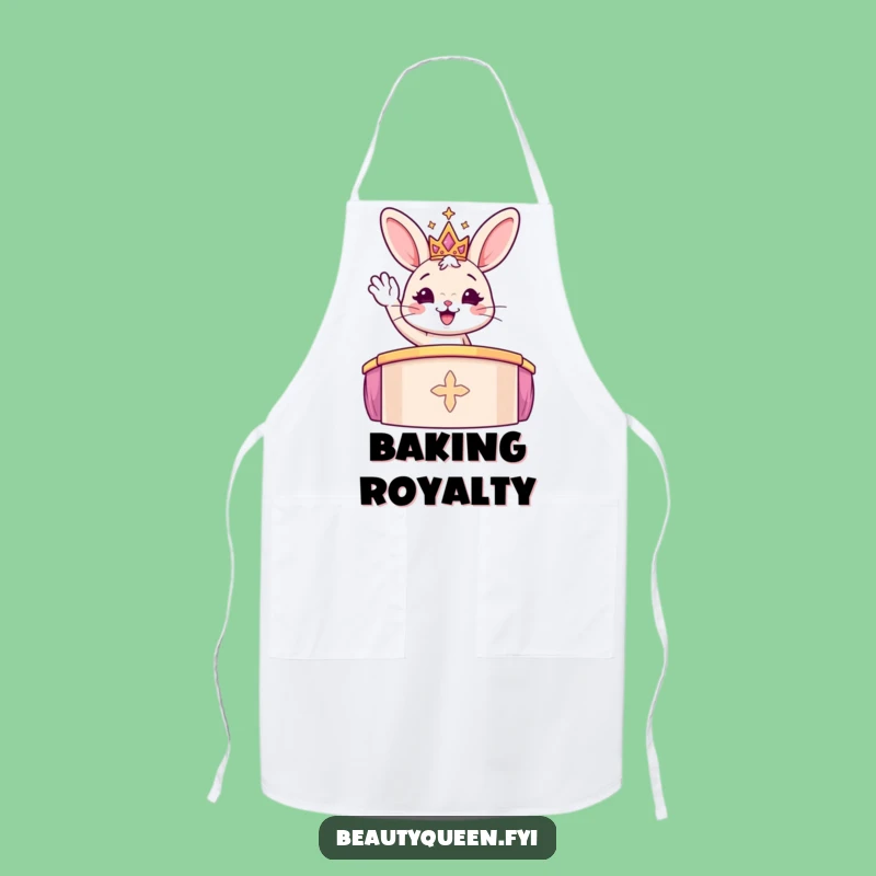 Funny Bunny Chef's Tiara Apron: Sparkly & Cute, Perfect Funny Gift