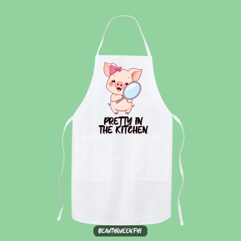 Funny Piglet Apron: Cheerful Kitchen Style for a Cute Gift