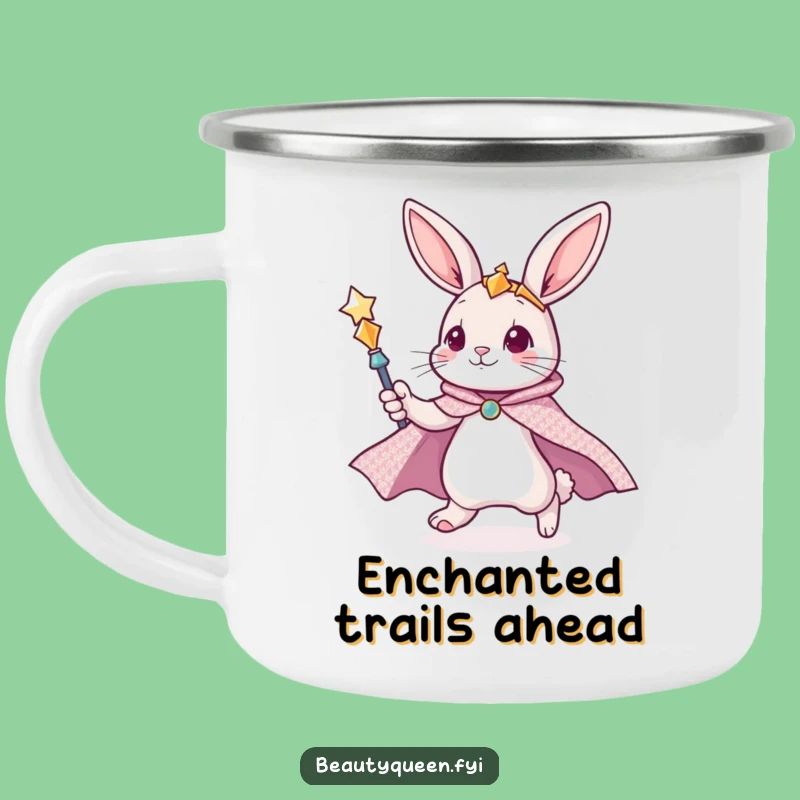 Funny Bunny Camping Mug - Magical Creature Outdoors, Gift!