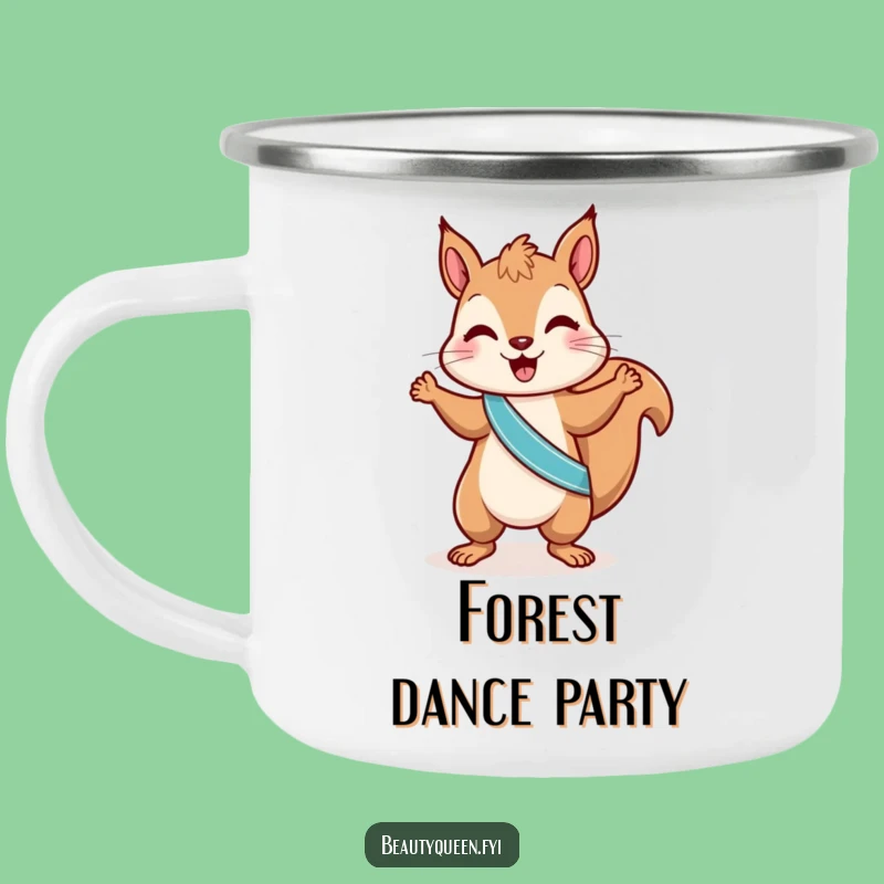 Funny Squirrel Dance Camping Mug: Durable & Energetic Drinkware Funny Gift