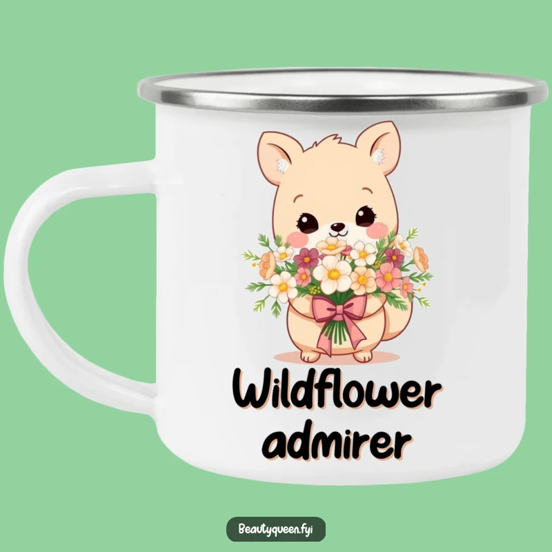Funny Outdoor Flower Animal Camping Mug - Regal Adventure