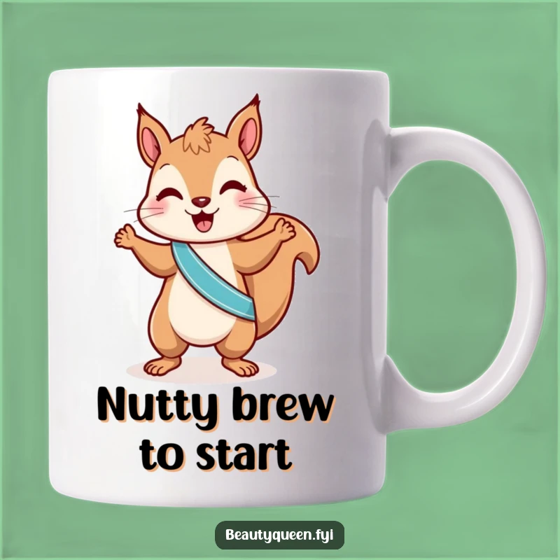 Funny Squirrel Dance Mug: Energetic Nutty Dancer Party Funny Gift