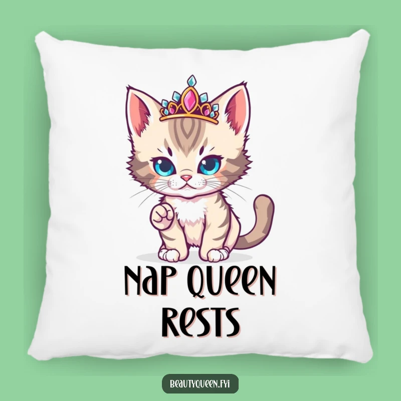 Funny Kitten Diva Pillow: Fierce & Adorable, Perfect Funny Gift Accent