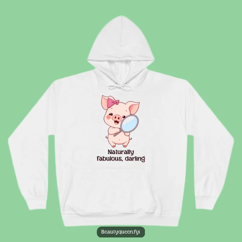 Cozy Funny Piglet Hoodie: Warm & Whimsical Gift for a Piglet Enthusiast