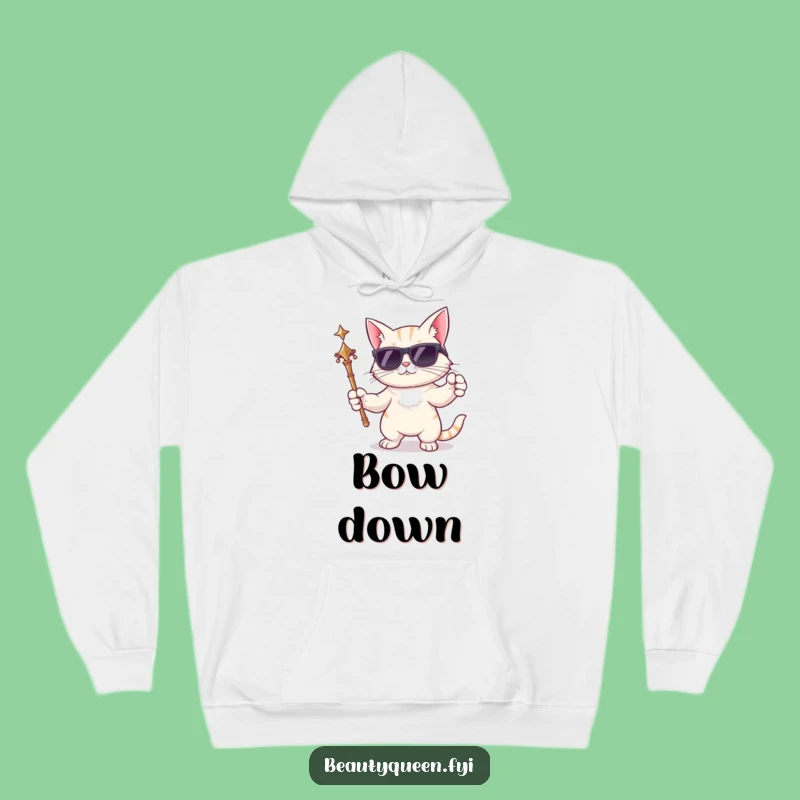 Funny Cat Hoodie: Cool Sunglasses Regal Cat Apparel for Warmth
