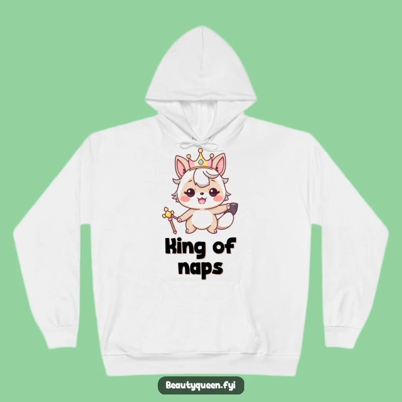 Funny Cozy Animal King Hoodie - Warm Majestic Character Gift