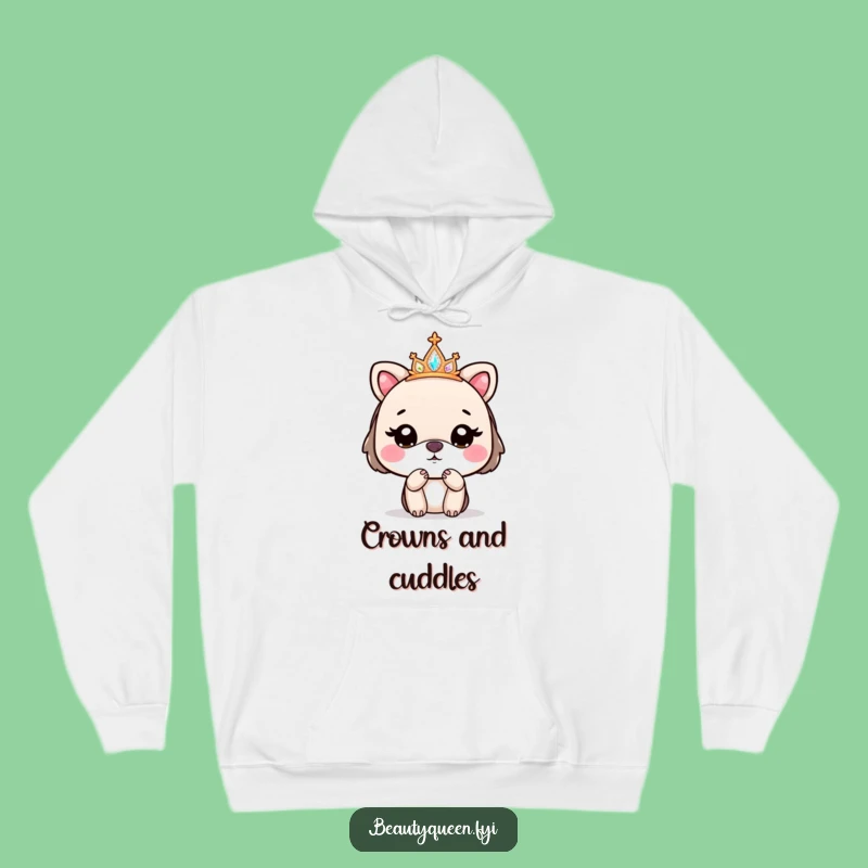 Funny Cozy Tiara Animal Hoodie - Warm Cute Goodbye Gift