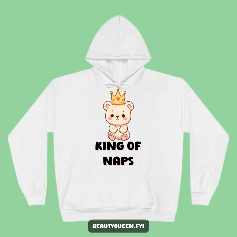 Funny Bear Hoodie: Cozy Cute Crown Balancing Apparel for Comfort