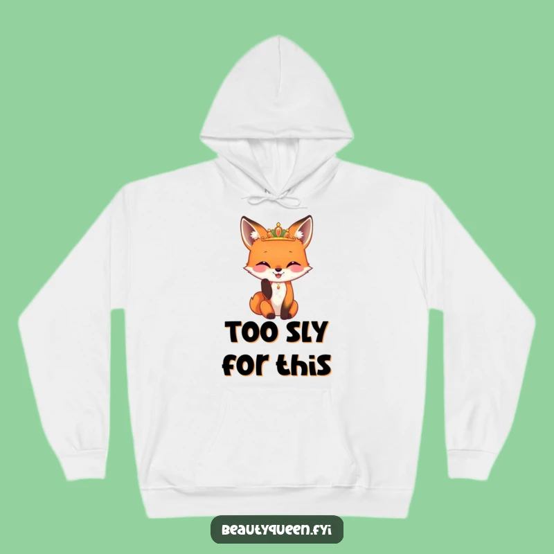 Funny Fox Diadem Hoodie: Cozy & Chic Fox Accessory Funny Gift