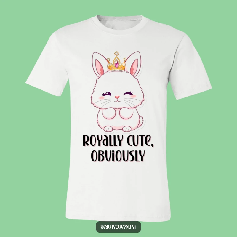Funny Bunny Princess T-Shirt: Adorable Kissing Costume, Hilarious Gift Tee